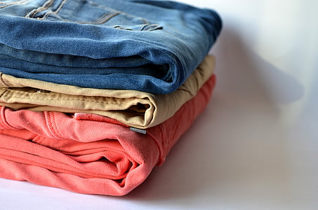 three pairs of folded bottoms thumbnail