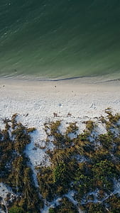 sea, bird's eye view, nature, beach thumbnail