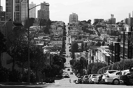 grayscale photography of city thumbnail