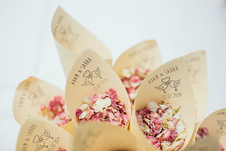 closeup photography of pink and white withered flowers bouquet thumbnail