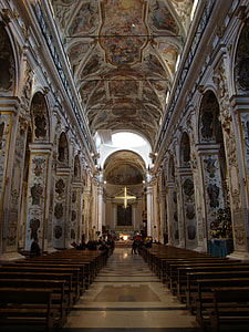Inside the Cathedral of Santa Maria in Caltanissetta, Italy thumbnail