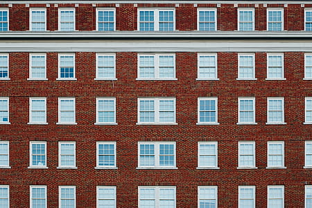 aerial photography of orange multi-storey house thumbnail