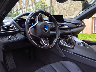 black BMW car interior thumbnail