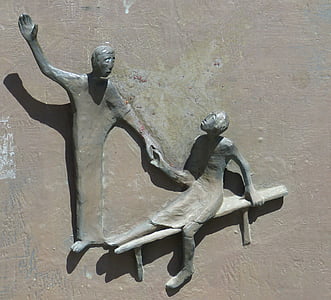 two person embossed wall decor thumbnail