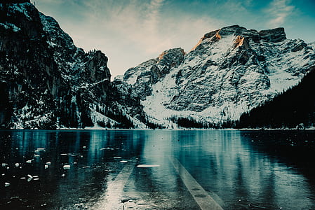 white glacier mountain during day time thumbnail