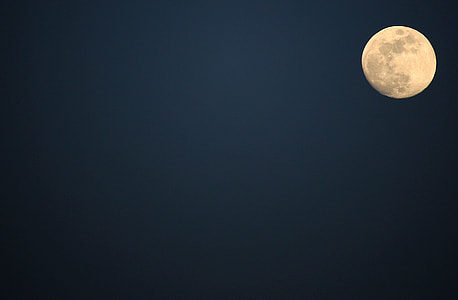 full moon with starless sky painting thumbnail
