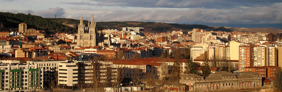 Panoramic of Burgos, view facing north Cityscape in Spain thumbnail