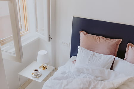 White bedroom interior with window thumbnail