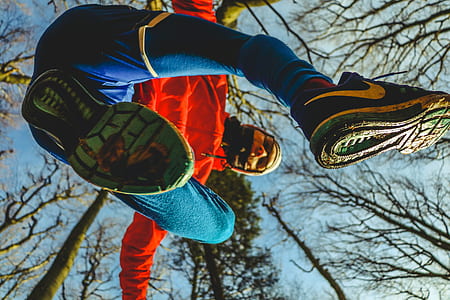 man, male, feet, jumping thumbnail