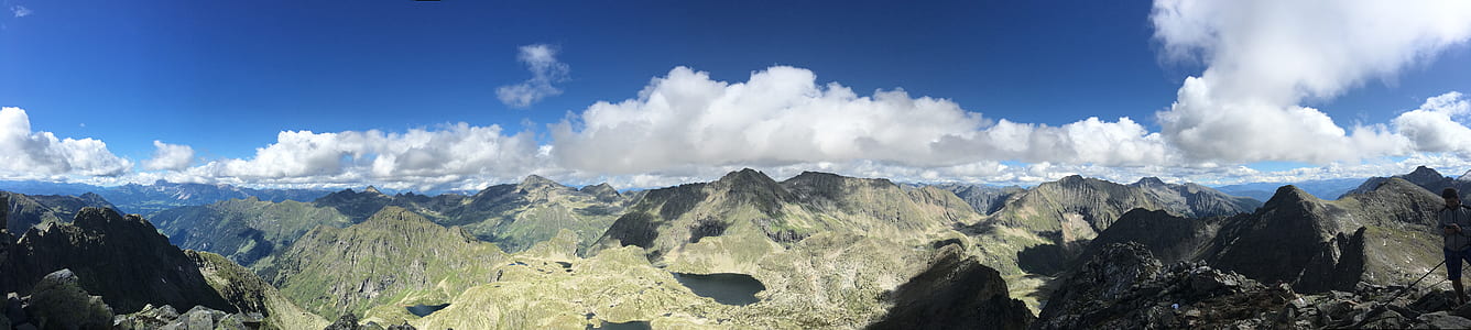 Panorama Photo of Mountains thumbnail