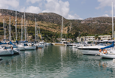 Port Ginesta harbor in Barcelona, Catalonia, Spain thumbnail