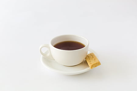 white ceramic cup on saucer thumbnail