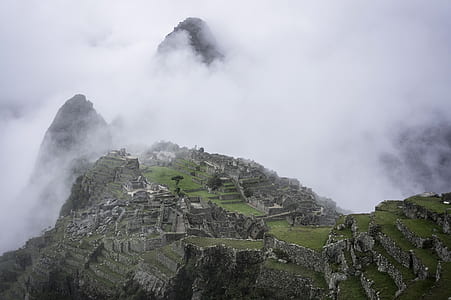 aerial view of mountain thumbnail