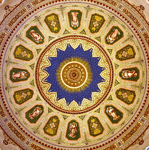 ceiling with religious artwork thumbnail