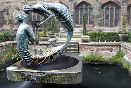 gray mermaid statue thumbnail
