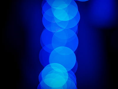 blue, bokeh, lights, round thumbnail
