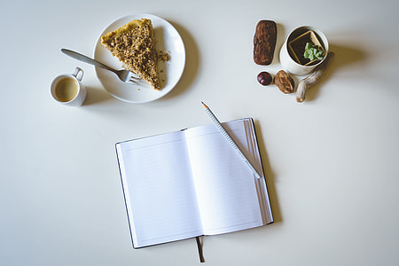 Journaling with cake and coffee thumbnail