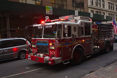red and white firetruck thumbnail
