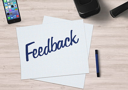 white printer paper with feedback text thumbnail