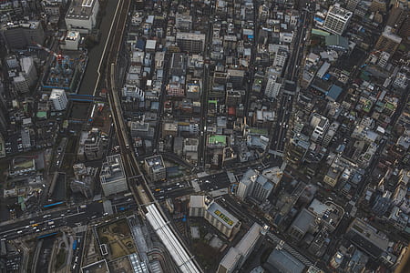 aerial photography of high rise buildings thumbnail