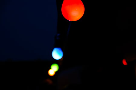bokeh, photography, lights, dark, night, illuminated thumbnail
