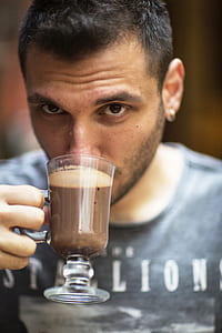man drinking chocolate thumbnail