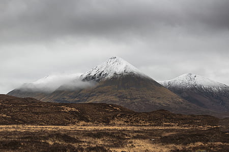 mountain coated with snow thumbnail