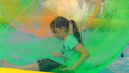 girl inside inflatable ball thumbnail