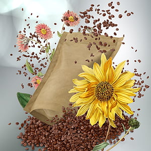yellow sunflower flower painting thumbnail