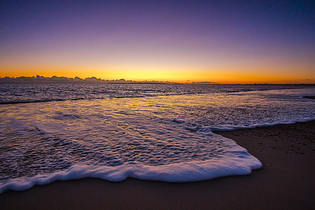 seashore during golden hour thumbnail