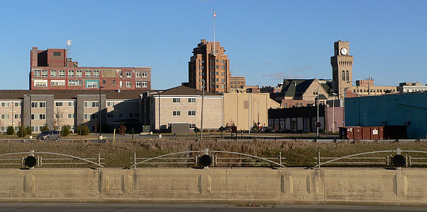 Sioux City skyline in Iowa thumbnail