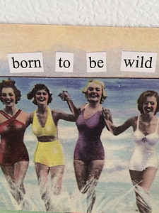 four women running on shore poster thumbnail