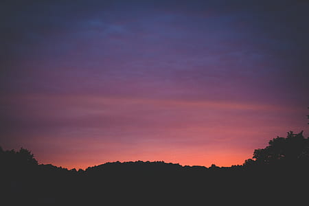 silhouette photo of mountain thumbnail