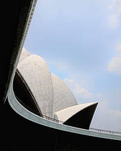 low-angle of Sidney Opera House thumbnail