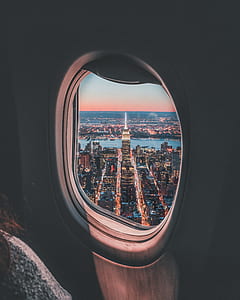 aerial photography of city sky thumbnail