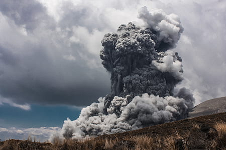 grey smoke on clouds thumbnail