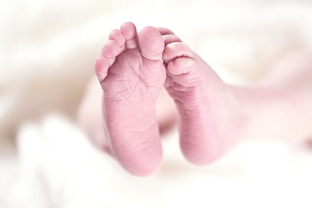 closeup photo of baby feet thumbnail