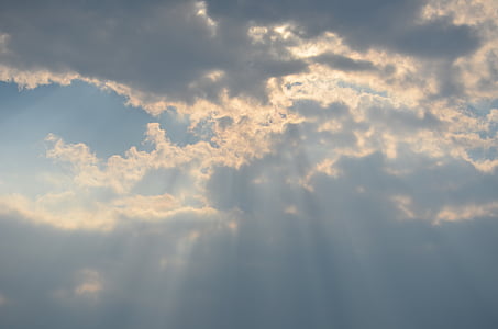 atmosphere, blue, bright, cloudiness, clouds thumbnail