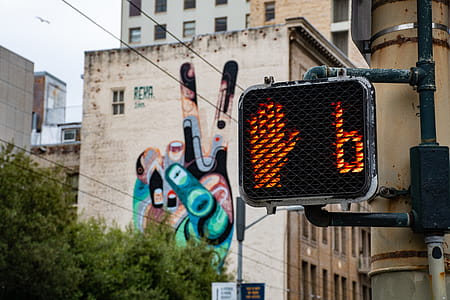 Traffic Light Showing Stop Sign thumbnail