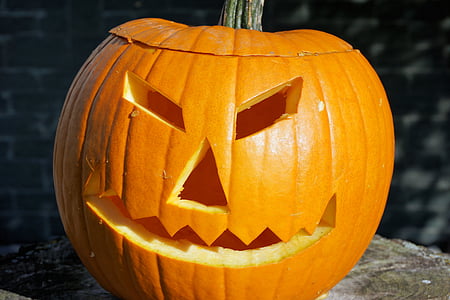 orange Jack-O-Lantern ornament thumbnail