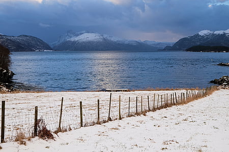 photo of brown fence on seashore near thumbnail