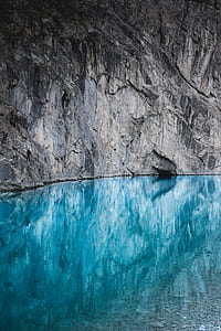 blue and gray abstract painting thumbnail