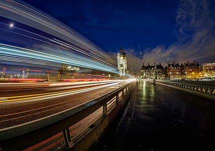 timelapse photography of highway thumbnail