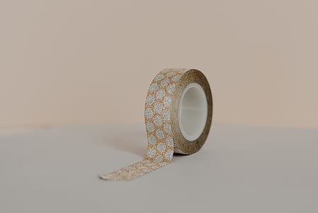 gray and brown ribbon tape thumbnail