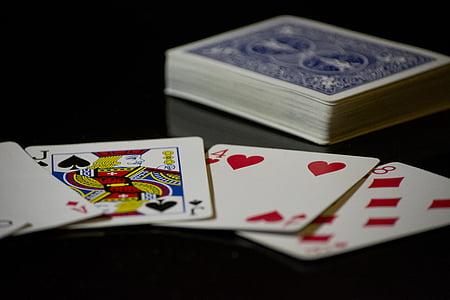 playing cards on surface thumbnail