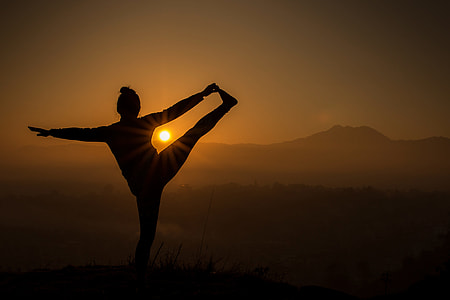 person stretching during golden hour thumbnail