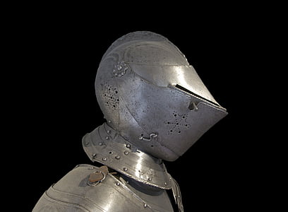 gray metal knight armor thumbnail