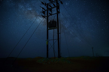 closeup photo of utility pole with stargazing thumbnail