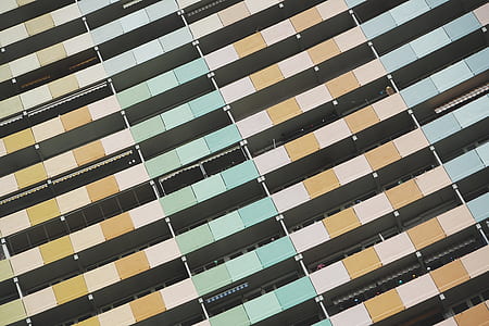 building, pattern, balcony, apartment building thumbnail