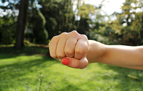 woman fist thumbnail